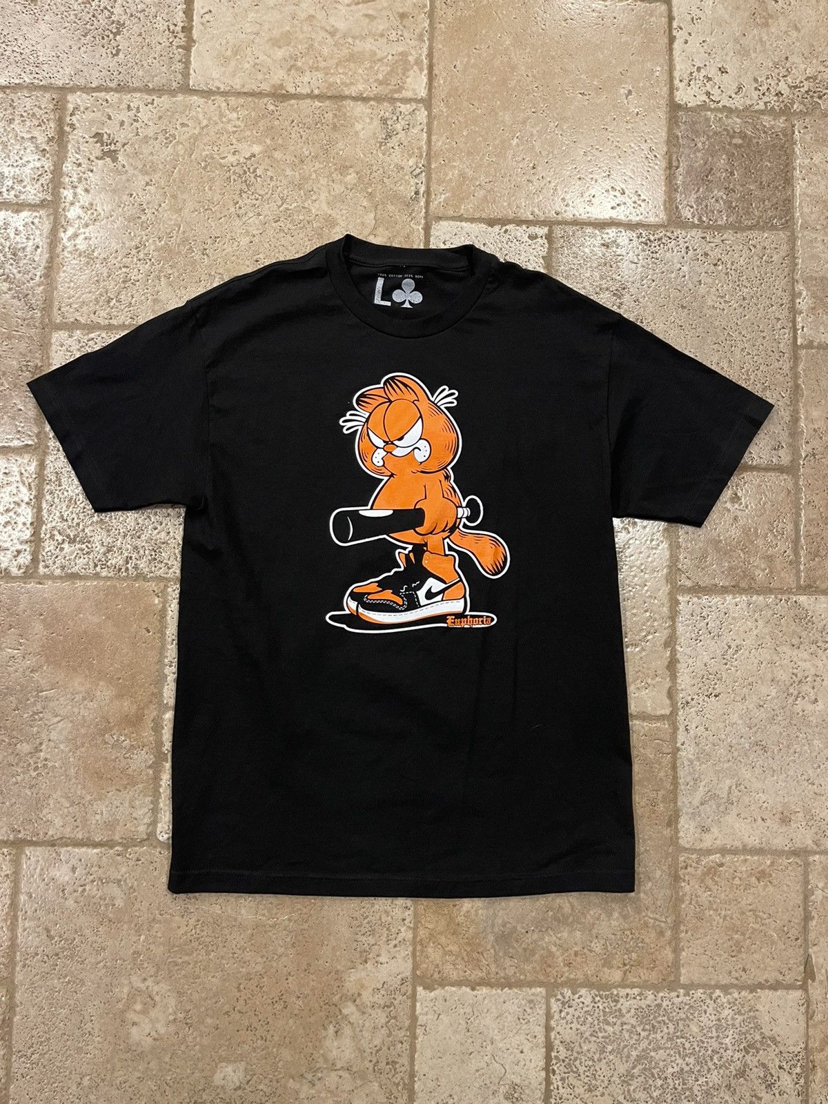 Other Garfield Orange Cat Shattered Backboard Black Tee Size US L / EU 52-54 / 3 - 1 Thumbnail