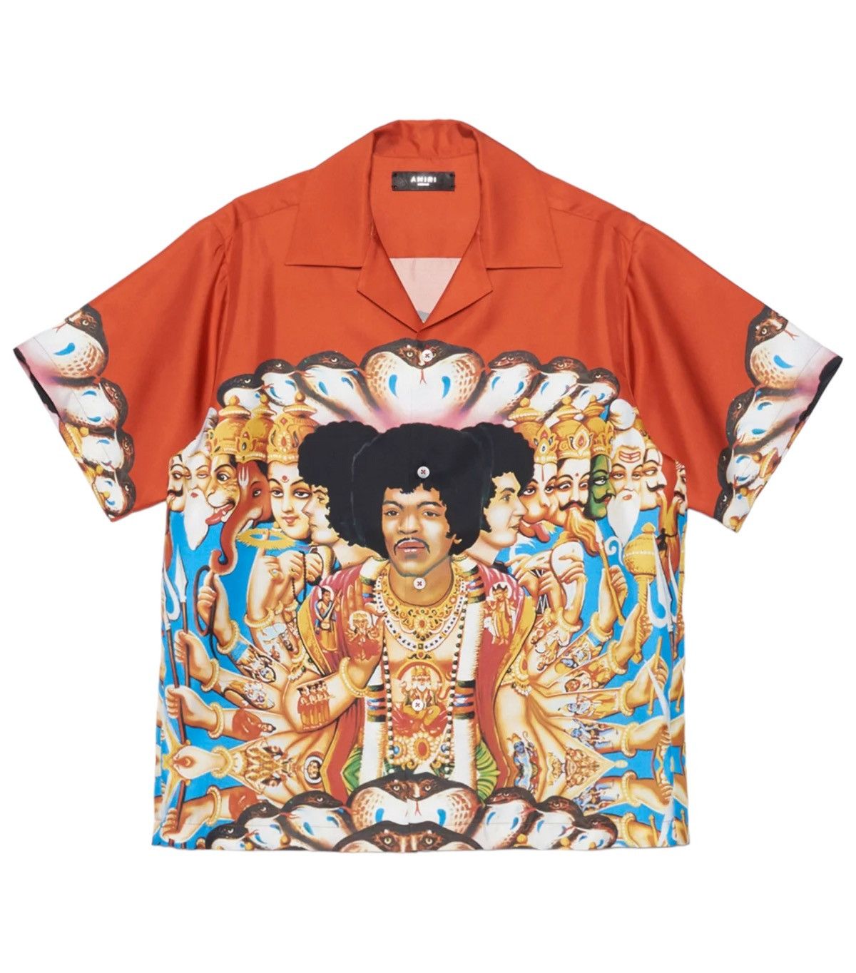 image of Amiri Jimi Hendrix Silk Shirt, Men's (Size Small)