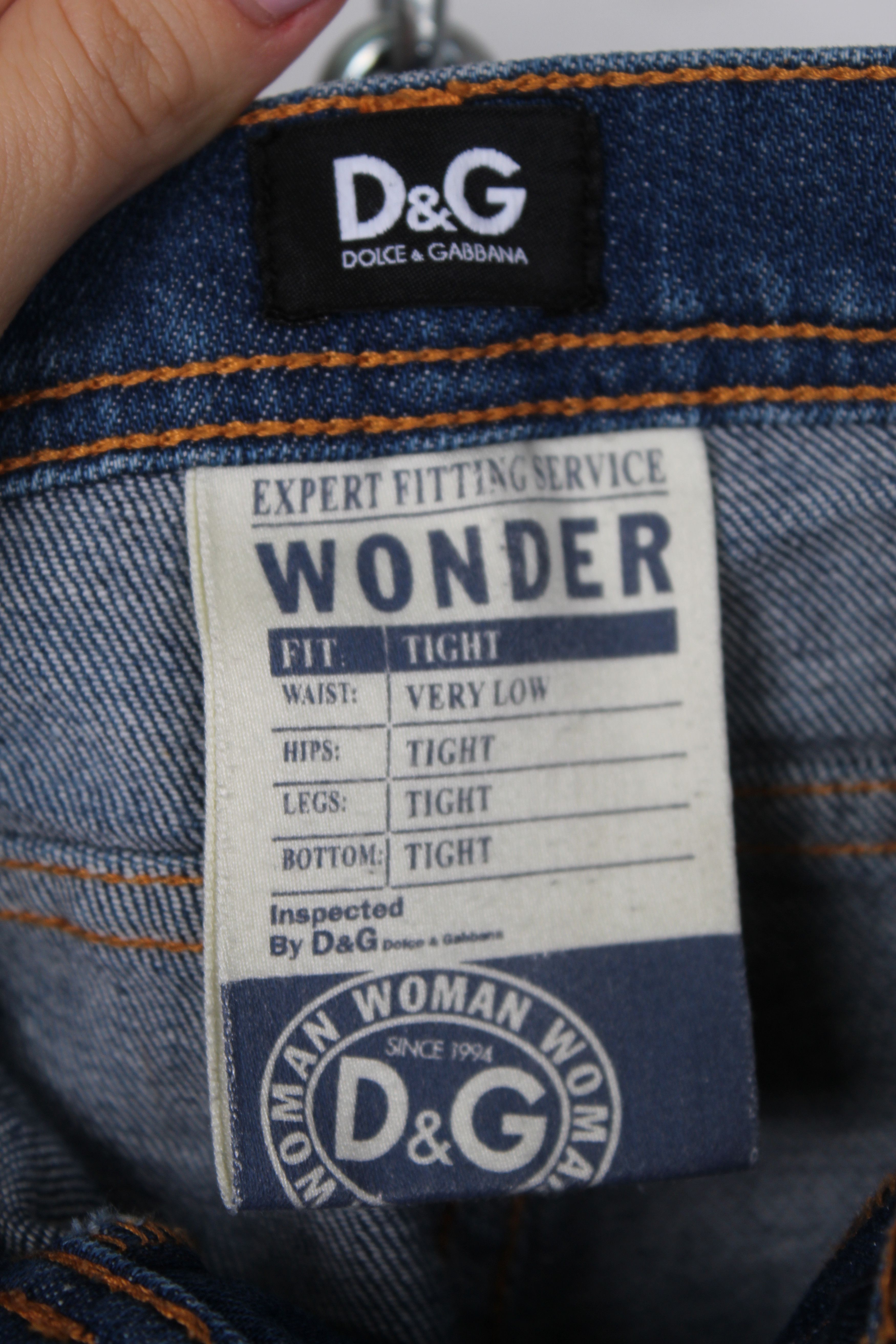 Dolce & Gabbana Vintage Dolce & Gabbana Low Waist Jeans Size 31" - 4 Thumbnail