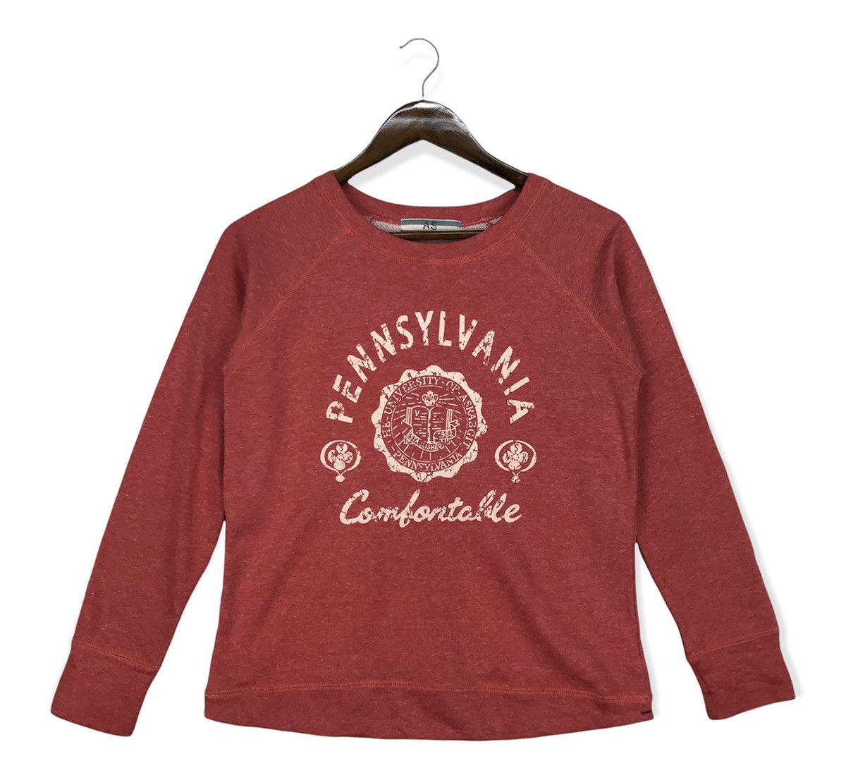 image of American College x Vintage University Of Pennsylvania Sweatshirt in Pink, Men's (Size Small)