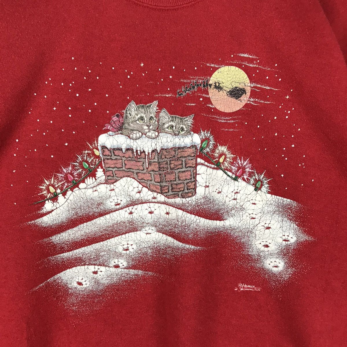 Vintage Vintage Morning Sun Sweatshirt Art Design Size US M / EU 48-50 / 2 - 4 Thumbnail