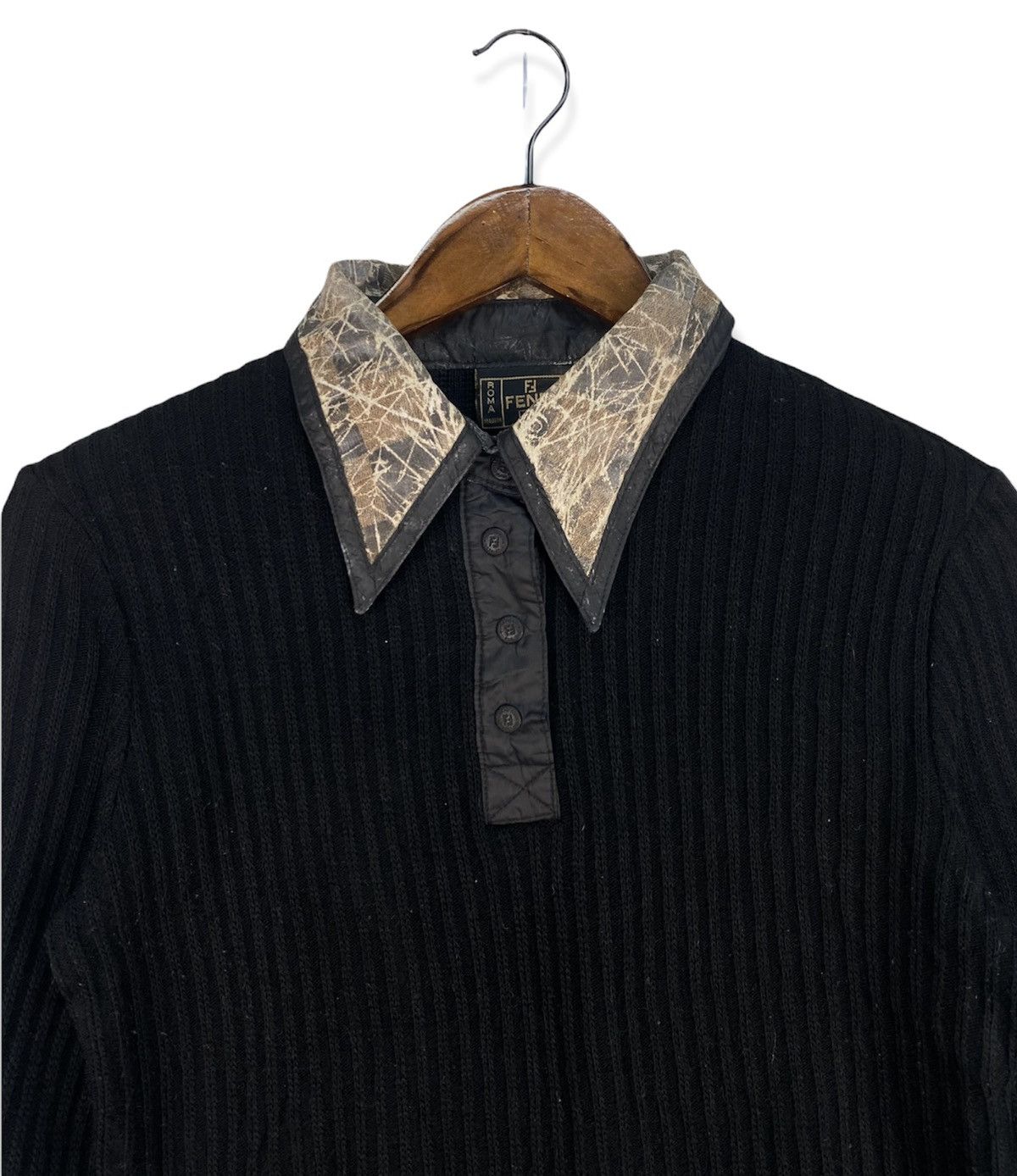 Fendi Fendi Snap Button Shirt Size US S / EU 44-46 / 1 - 2 Thumbnail