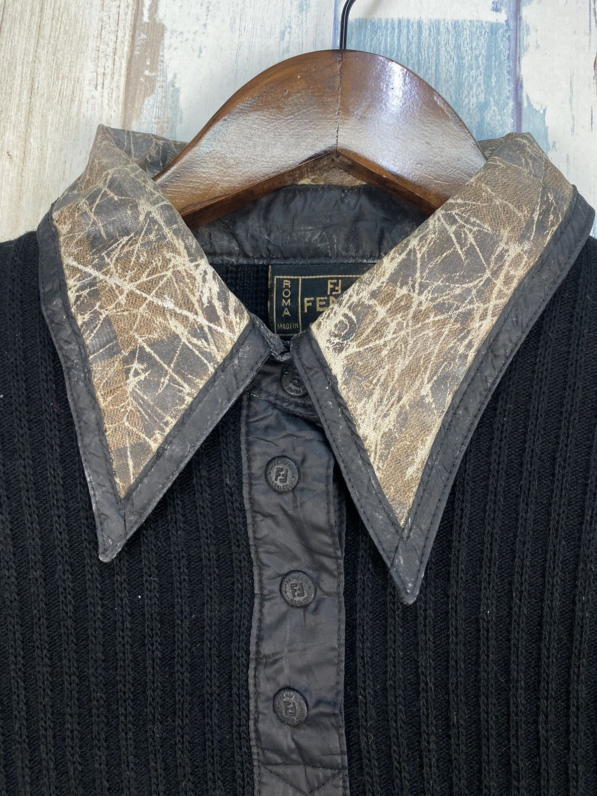 Fendi Fendi Snap Button Shirt Size US S / EU 44-46 / 1 - 5 Thumbnail