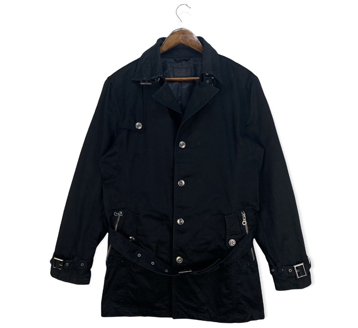 image of Mossimo Sport Trench Jacket in Black, Men's (Size XL)