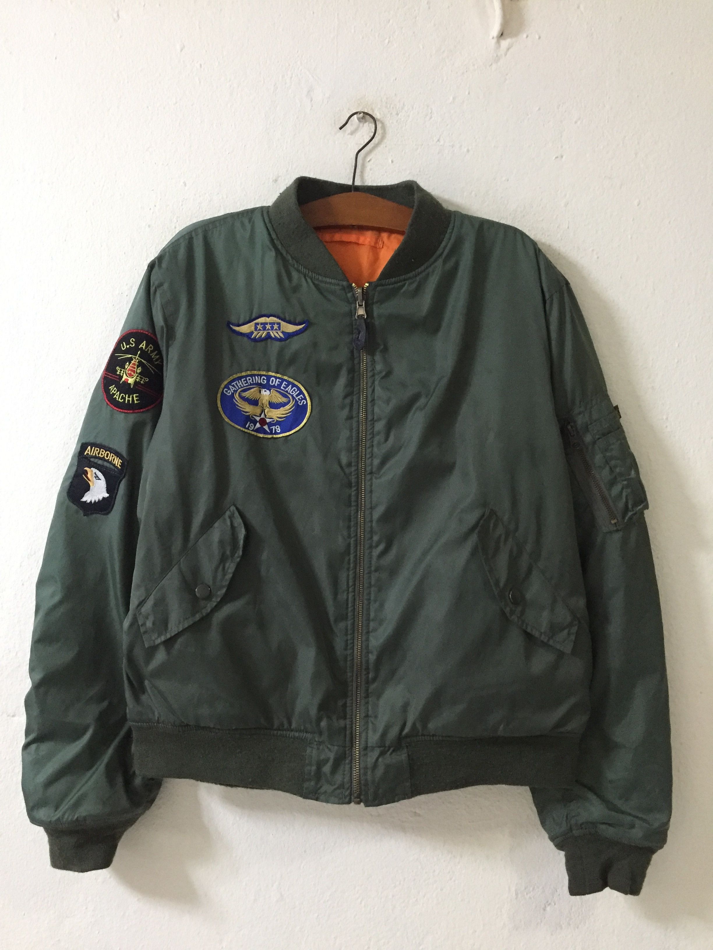 Alpha Industries Alpha Industries US Army Apache Reversible Jacket Size US L / EU 52-54 / 3 - 1 Thumbnail