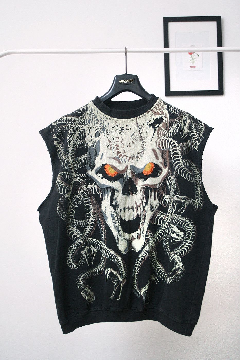 Liquid Blue Vintage Liquid Blue Medusa Skull Print Skeleton Shirt Top Size US L / EU 52-54 / 3 - 2 Thumbnail