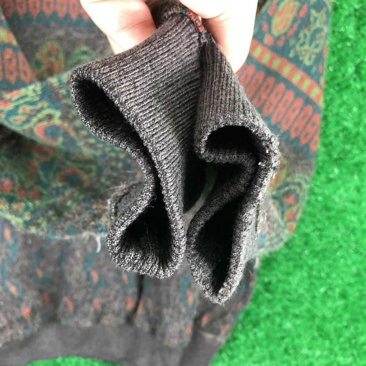 Lindbergh Vintage 90's LINDBERGH Knit Polo Shirt Mohair Multicoloar Size US M / EU 48-50 / 2 - 10 Thumbnail