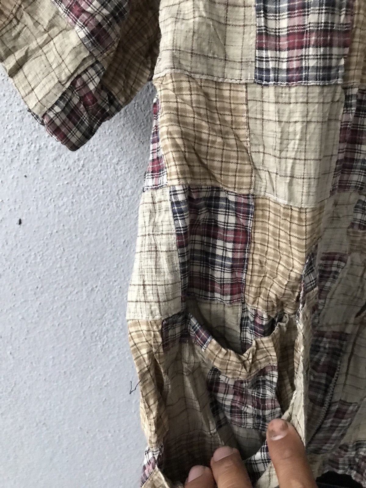 Chaps Ralph Lauren × Vintage Vintage Chaps Patchwork Hoodie Size US M / EU 48-50 / 2 - 5 Thumbnail