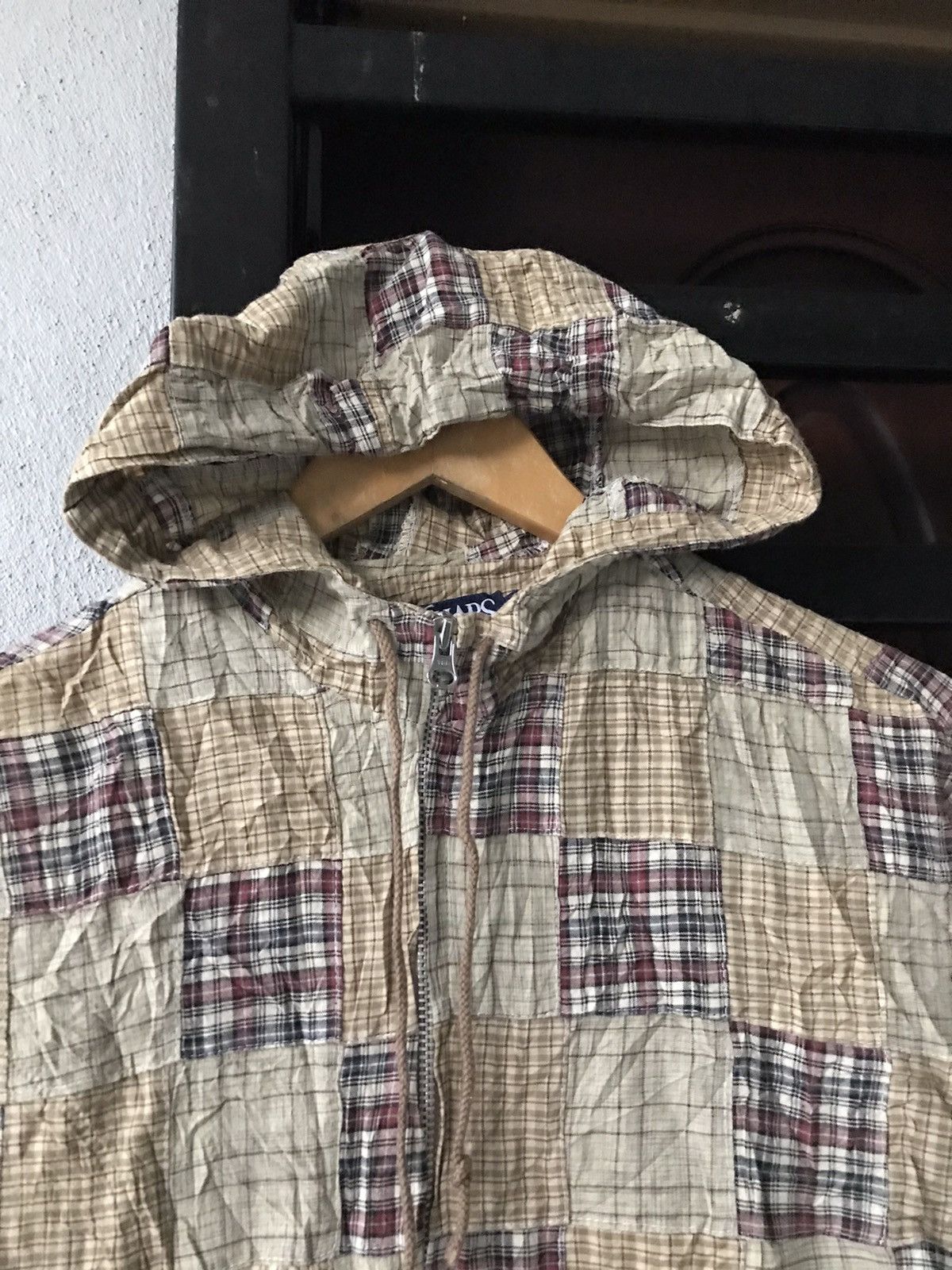 Chaps Ralph Lauren × Vintage Vintage Chaps Patchwork Hoodie Size US M / EU 48-50 / 2 - 2 Thumbnail