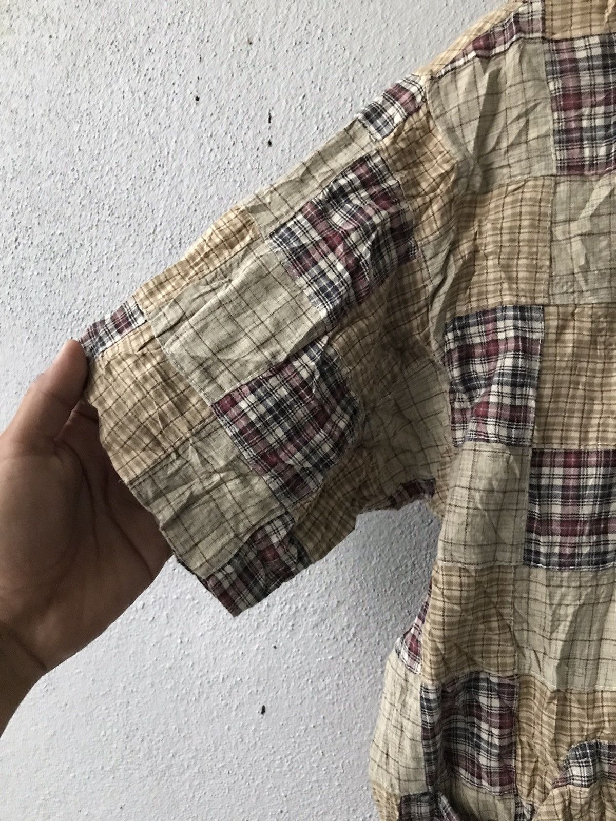 Chaps Ralph Lauren × Vintage Vintage Chaps Patchwork Hoodie Size US M / EU 48-50 / 2 - 3 Thumbnail