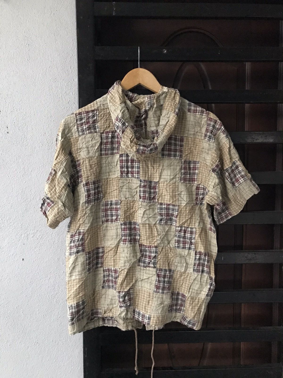 Chaps Ralph Lauren × Vintage Vintage Chaps Patchwork Hoodie Size US M / EU 48-50 / 2 - 8 Thumbnail