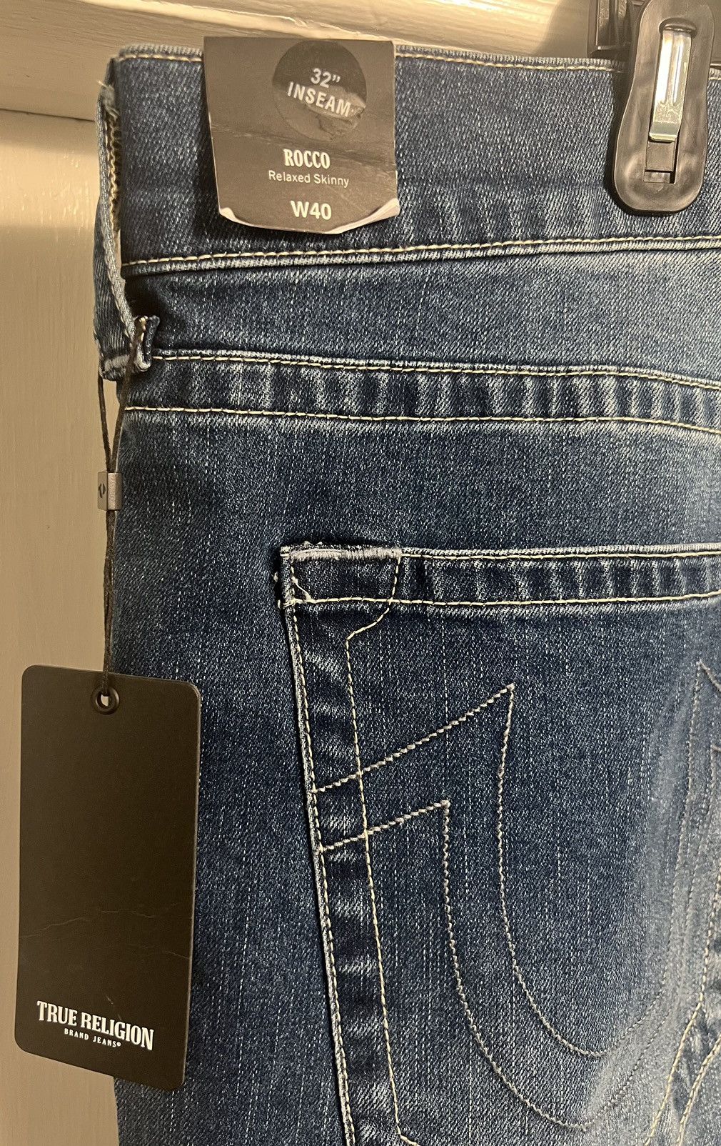 Designer × Jean × True Religion Authentic True Religion Rocco Relaxed Skinny Jeans W40 Size US 40 / EU 56 - 4 Thumbnail