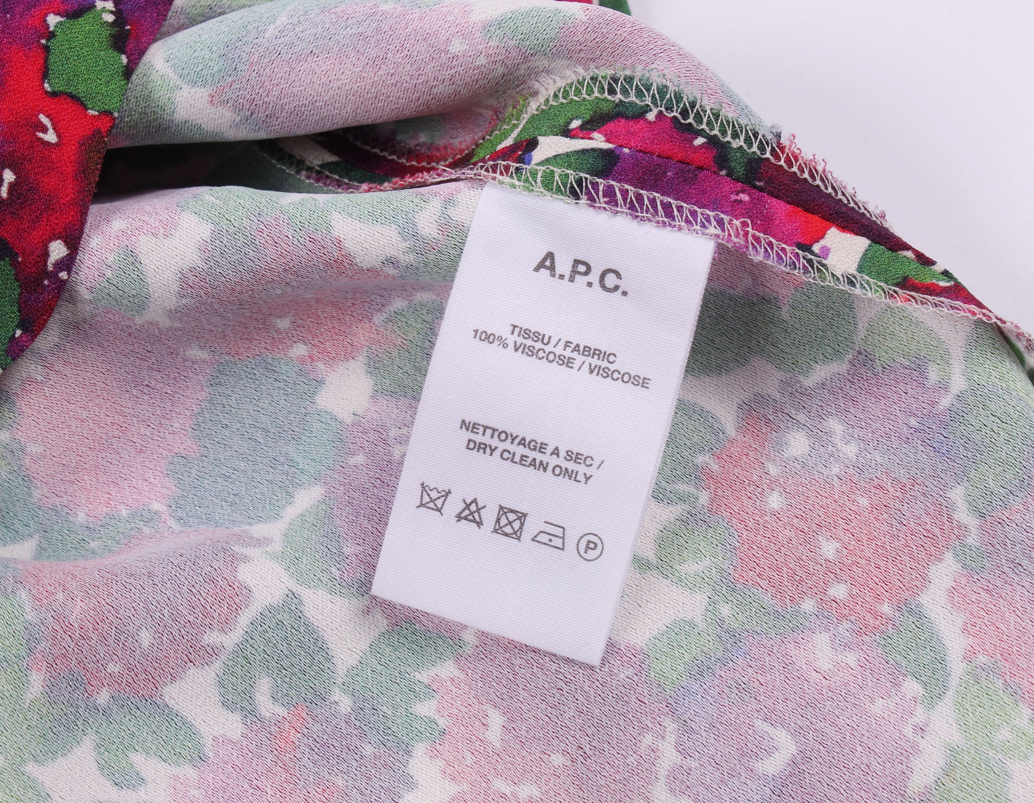 A.P.C. A.P.C. Flora Print Blouse Top Size M / US 6-8 / IT 42-44 - 9 Thumbnail