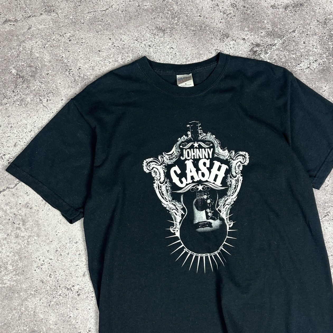 Band Tees Vintage 00s Johny Cash 2006 tee Guitar rare y2k rock band Size US M / EU 48-50 / 2 - 3 Thumbnail