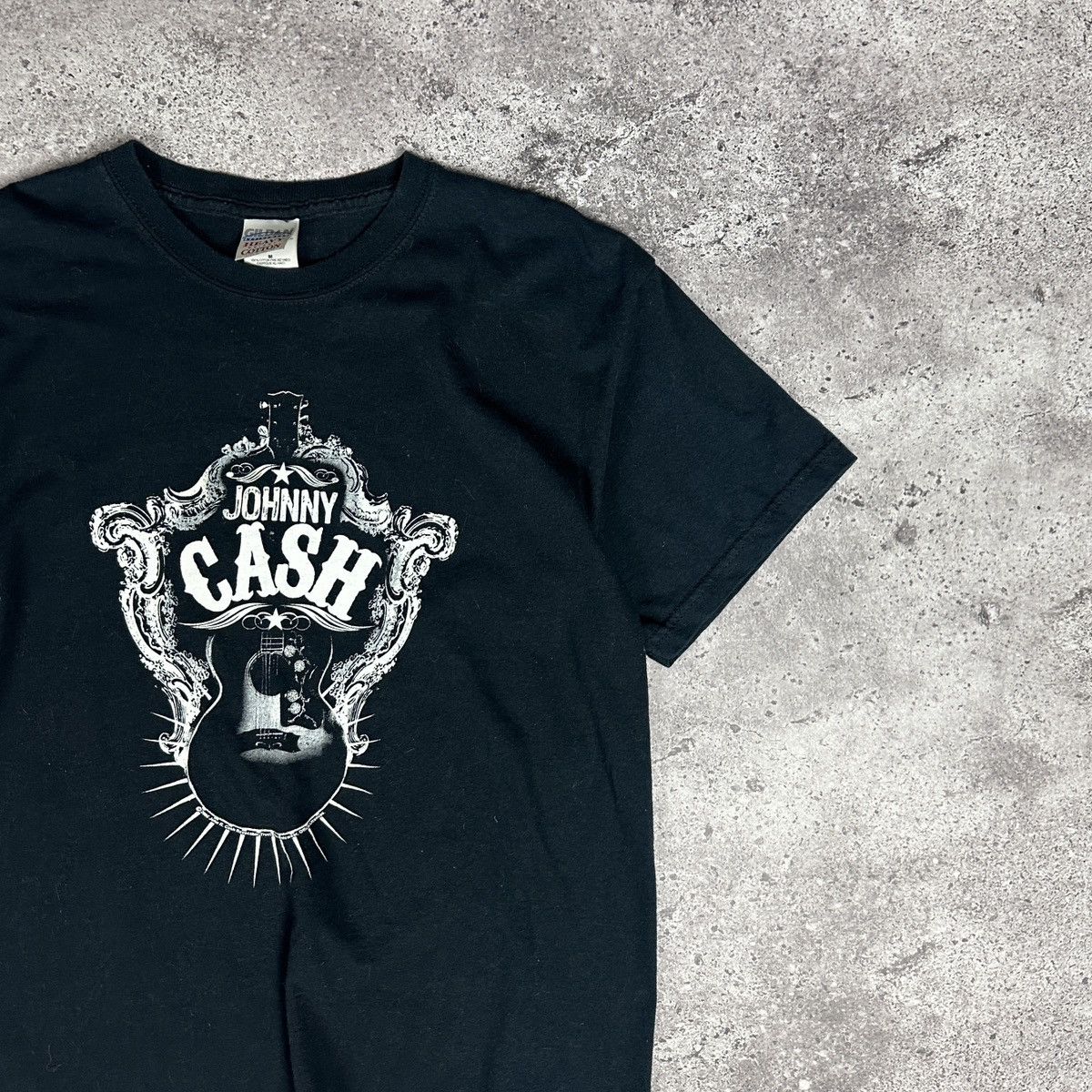 Band Tees Vintage 00s Johny Cash 2006 tee Guitar rare y2k rock band Size US M / EU 48-50 / 2 - 2 Thumbnail