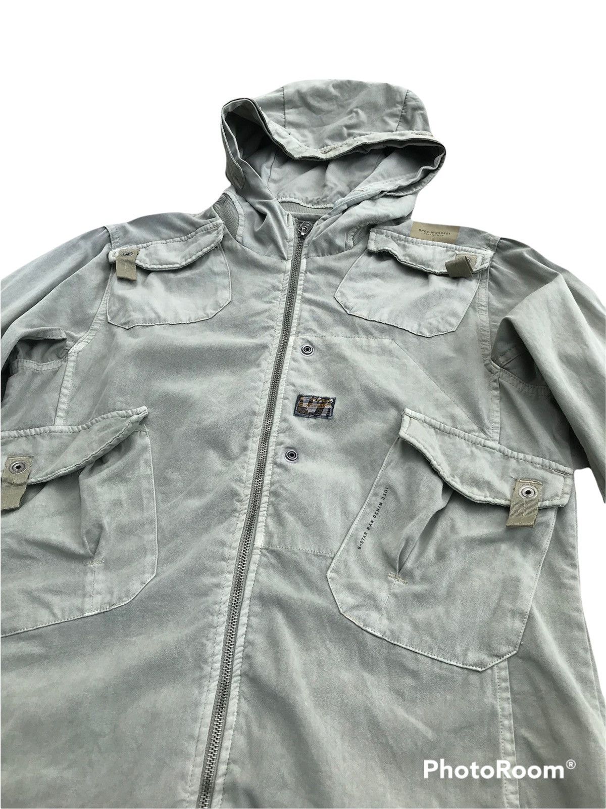 G-Star × Japanese Brand × Vintage ❌LAST DROP❌ G-Star Raw Tactical Jacket Size US L / EU 52-54 / 3 - 8 Thumbnail