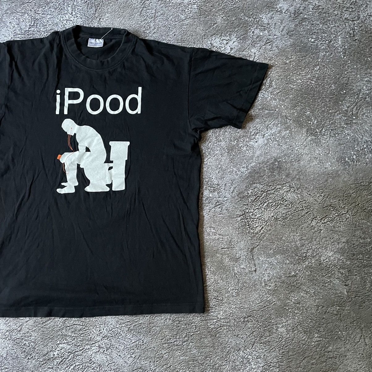 If Six Was Nine Vintage Y2K ADULT “ IPOD LOGO APPLE “ FUNNY BuyTee Size US L / EU 52-54 / 3 - 3 Thumbnail