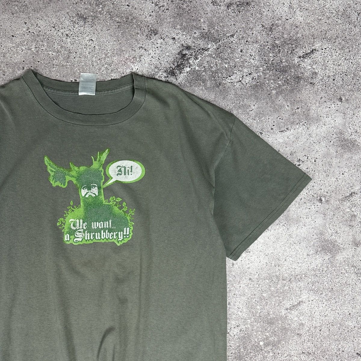Vintage Vintage 90s Monty Python Holy Grail We Want a Shrubbery tee Size US XL / EU 56 / 4 - 2 Thumbnail