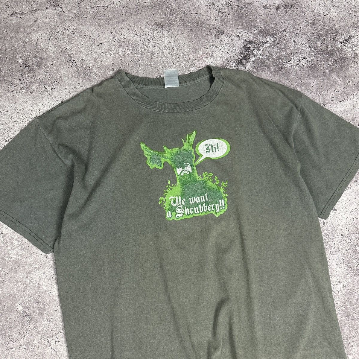 Vintage Vintage 90s Monty Python Holy Grail We Want a Shrubbery tee Size US XL / EU 56 / 4 - 3 Thumbnail