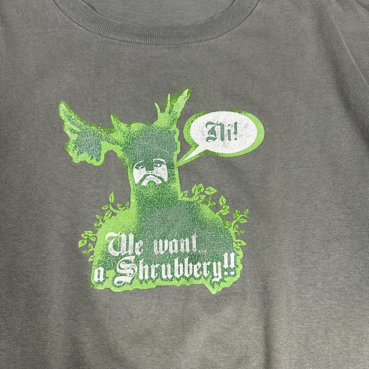 Vintage Vintage 90s Monty Python Holy Grail We Want a Shrubbery tee Size US XL / EU 56 / 4 - 5 Thumbnail