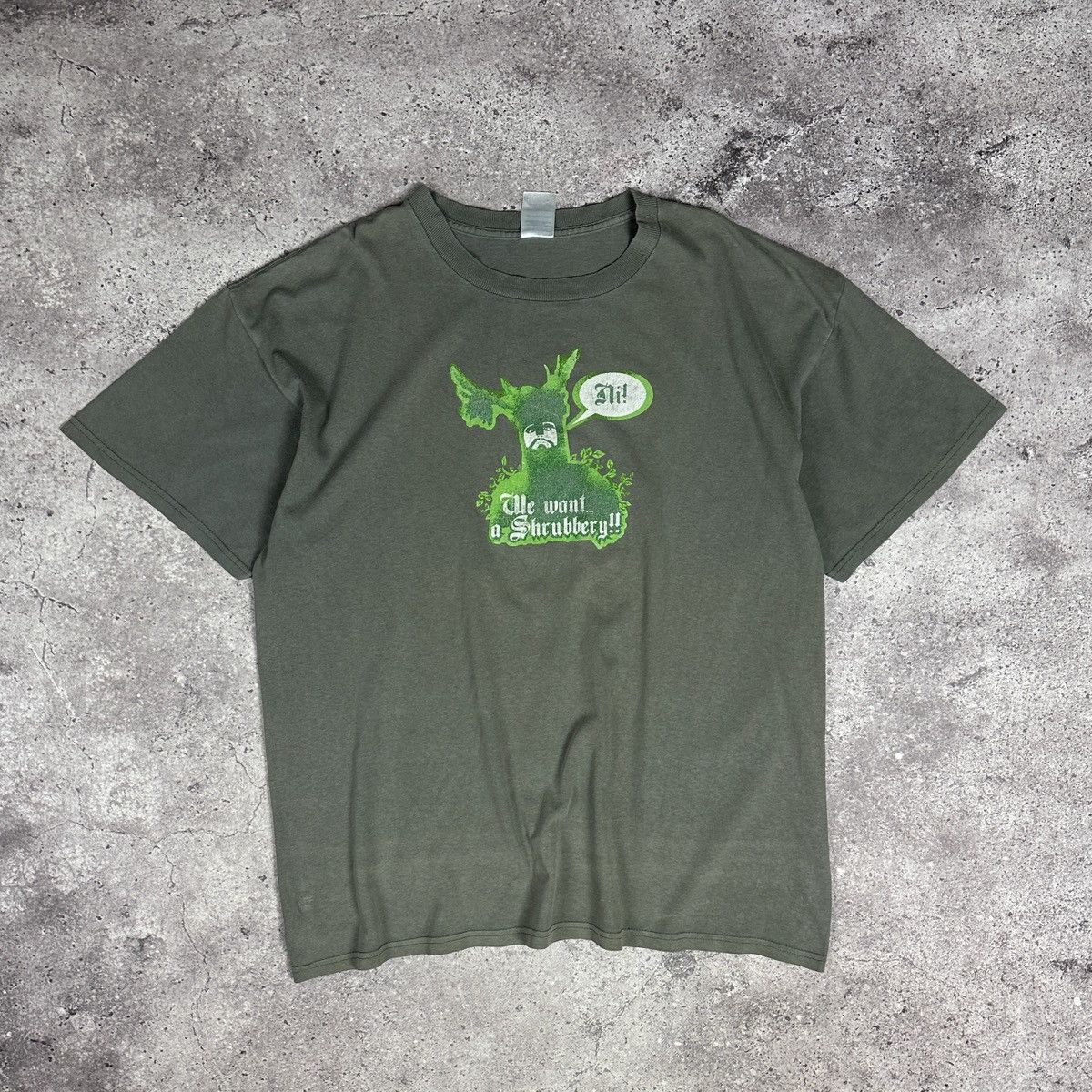 Vintage Vintage 90s Monty Python Holy Grail We Want a Shrubbery tee Size US XL / EU 56 / 4 - 1 Thumbnail