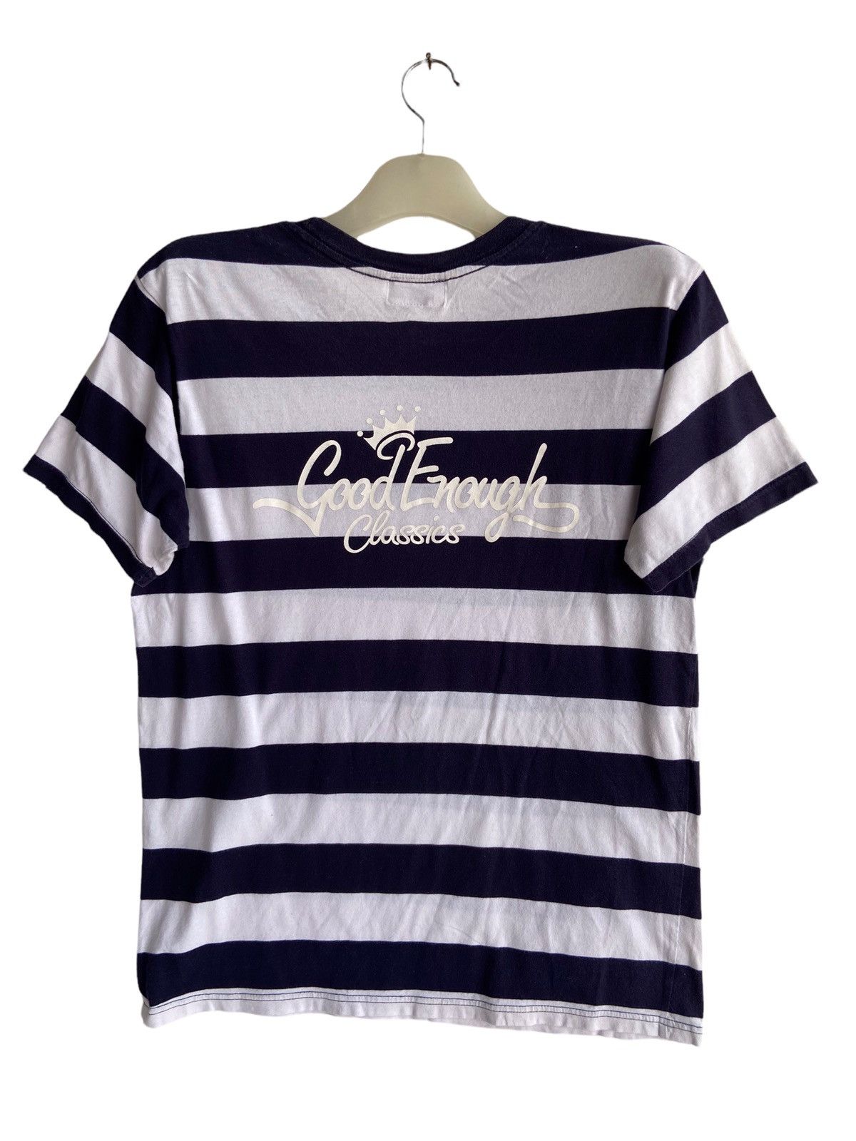 image of Archival Clothing x Goodenough Spellout Stripe Shirt, Men's (Size Medium)