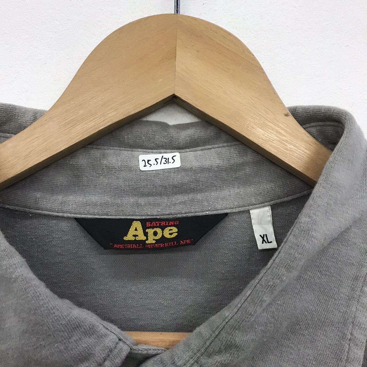 Bape One Point Button Up S/S Shirt Size US XL / EU 56 / 4 - 10 Thumbnail