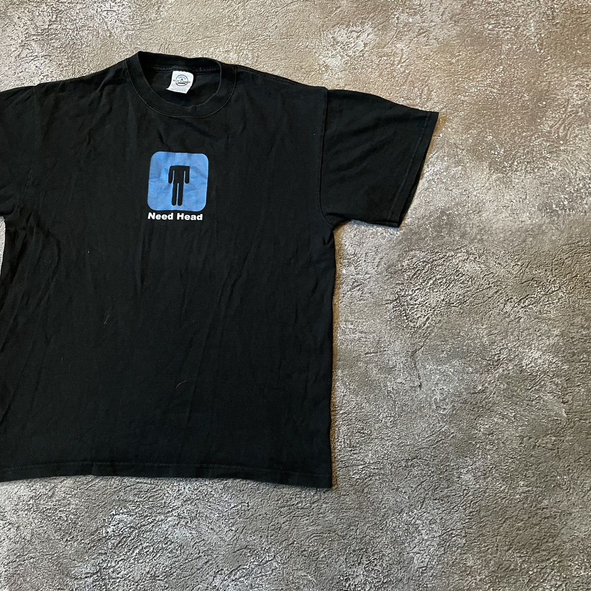 Vintage Vintage Y2K Black Graphic Logo Tee Streetwear Oversized L Size US L / EU 52-54 / 3 - 2 Thumbnail