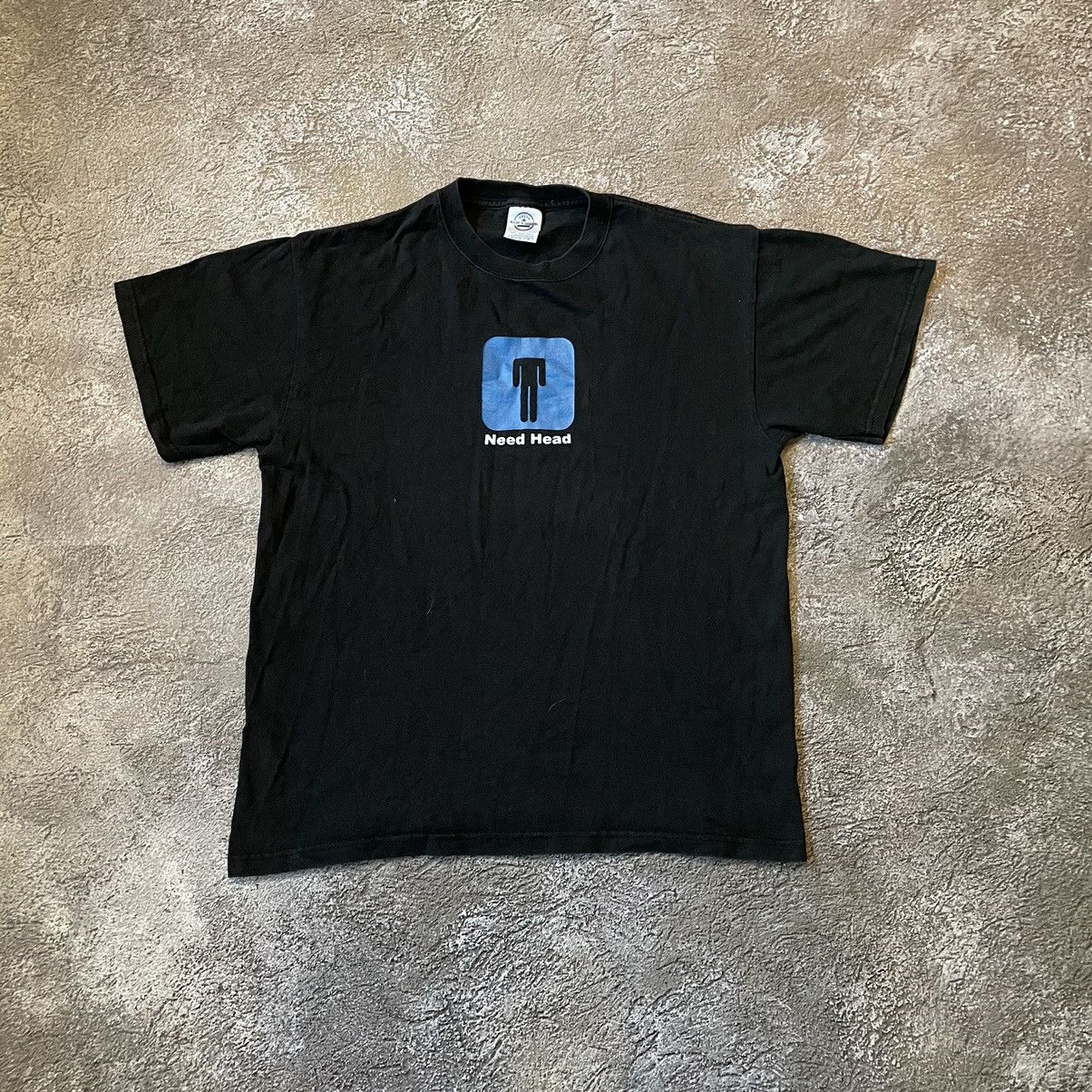 Vintage Vintage Y2K Black Graphic Logo Tee Streetwear Oversized L Size US L / EU 52-54 / 3 - 3 Thumbnail