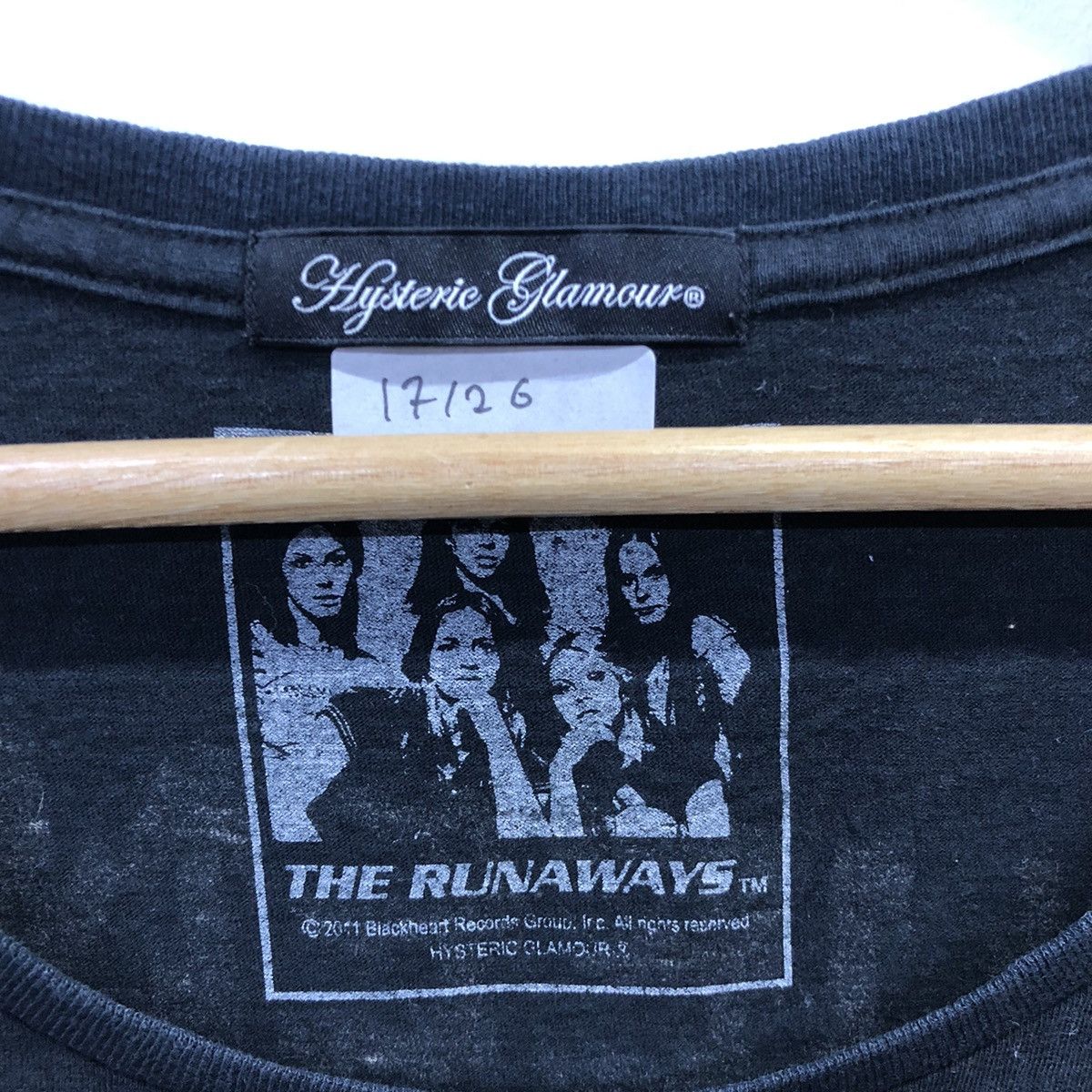 Band Tees × Hysteric Glamour × Vintage ‘Vintage Hysteric Glamour x The Runaways Band T-shirt Size S / US 4 / IT 40 - 8 Thumbnail