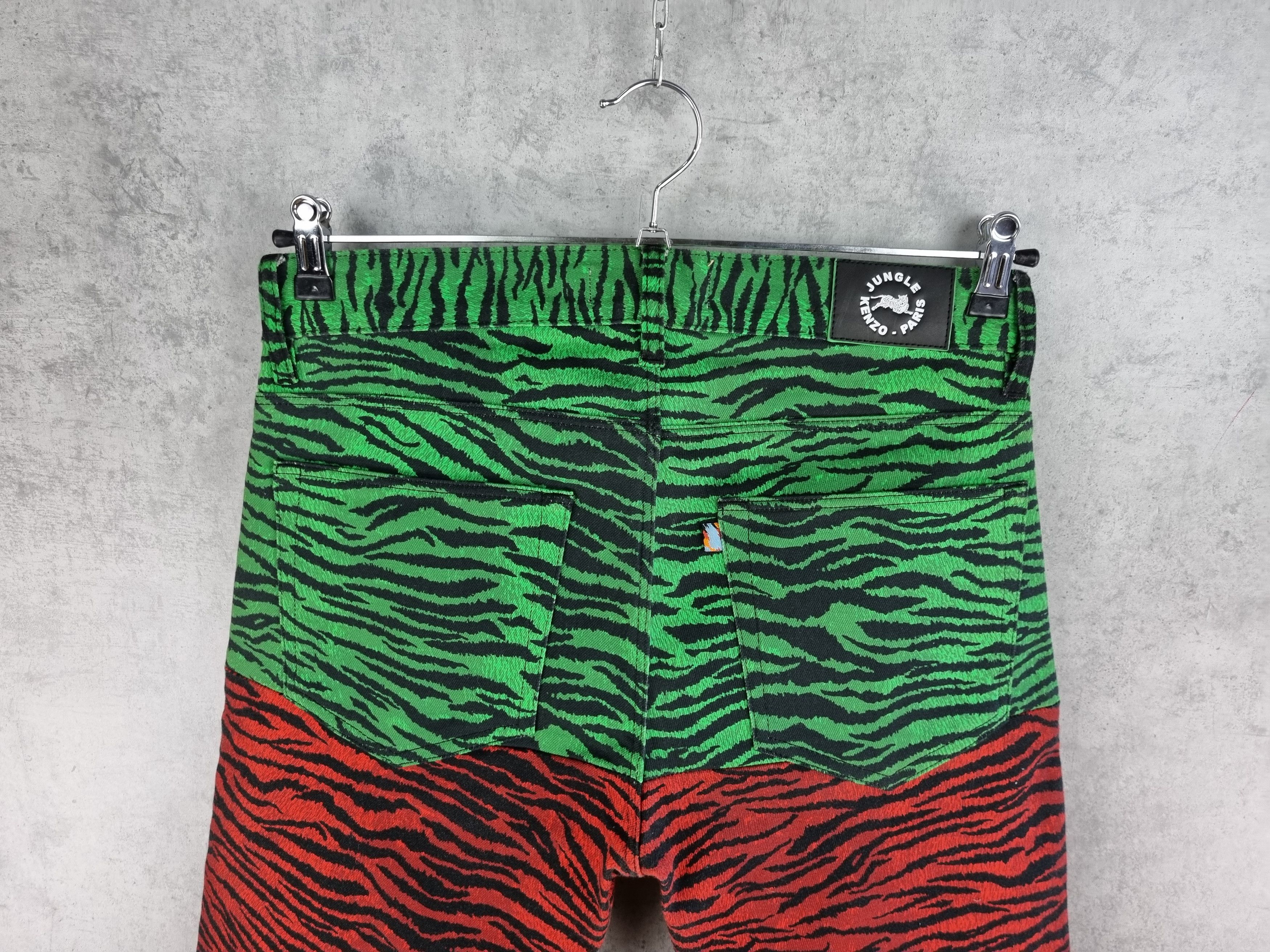 Japanese Brand × Kenzo Kenzo Jungle Paris Burgundy Chino Slim Pants Size US 31 - 4 Thumbnail