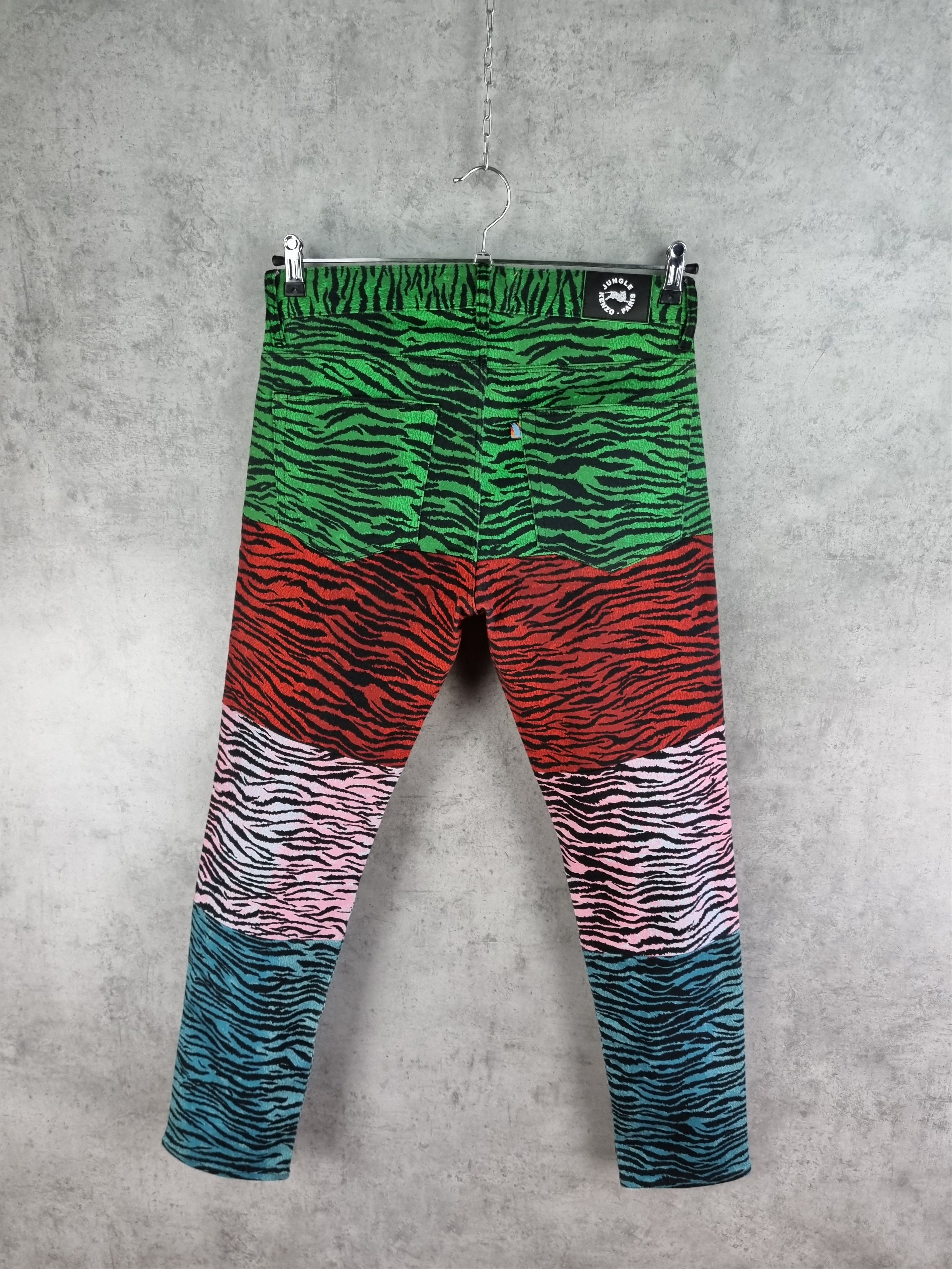 Japanese Brand × Kenzo Kenzo Jungle Paris Burgundy Chino Slim Pants Size US 31 - 2 Thumbnail