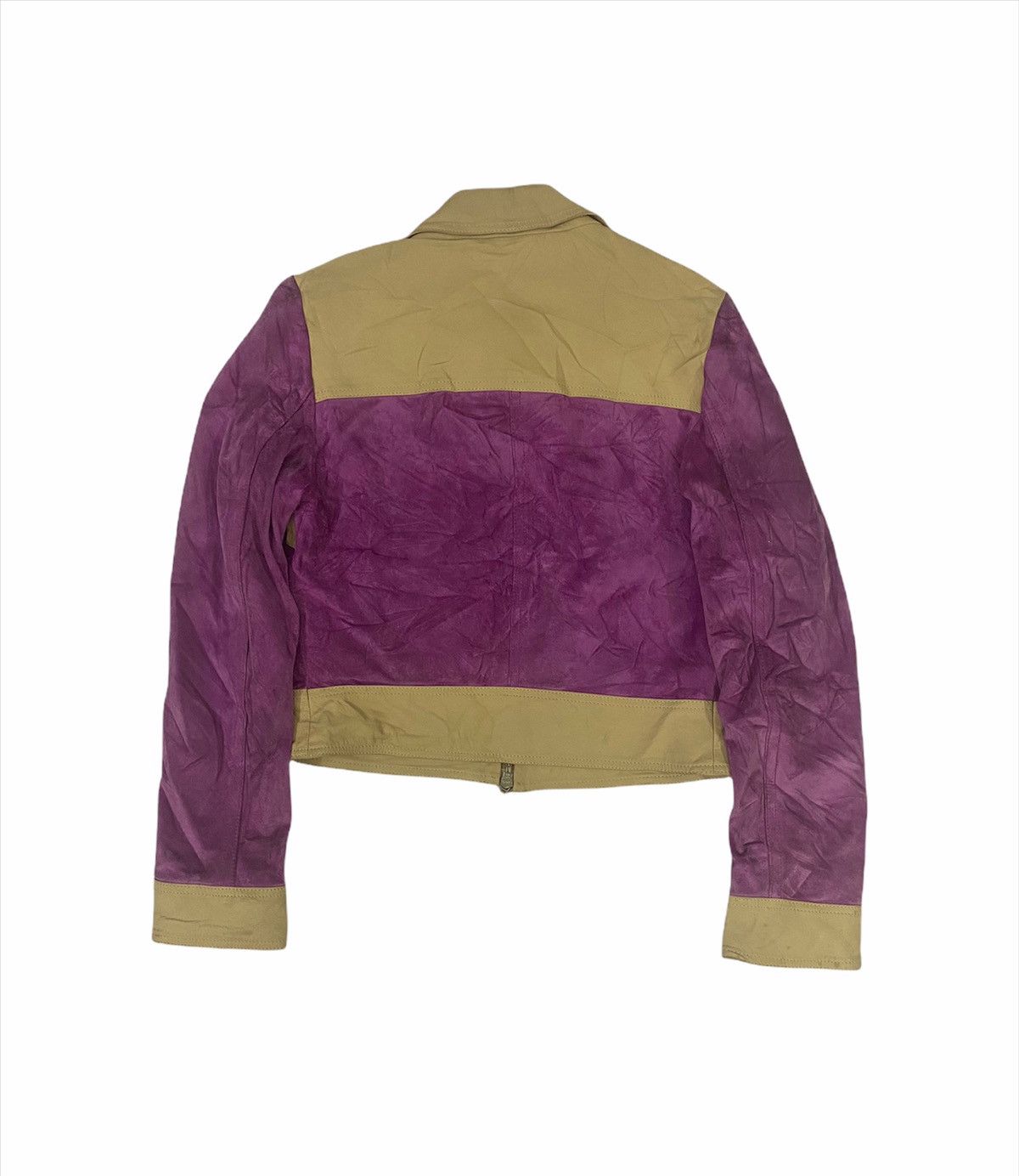 Marni 🔥🔥🔥Suede and Leather Purple Jacket Size US XS / EU 42 / 0 - 5 Thumbnail