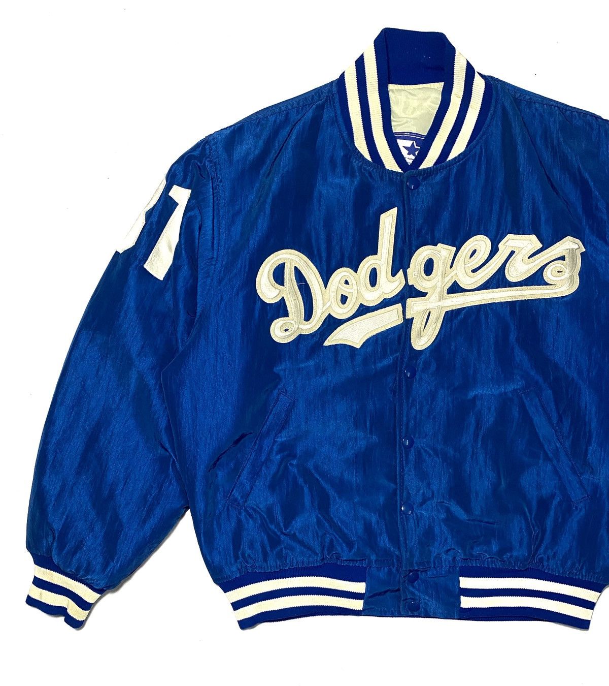 MLB × Starter Vintage Starter La Dodgers varsity jacket Size US L / EU 52-54 / 3 - 3 Thumbnail