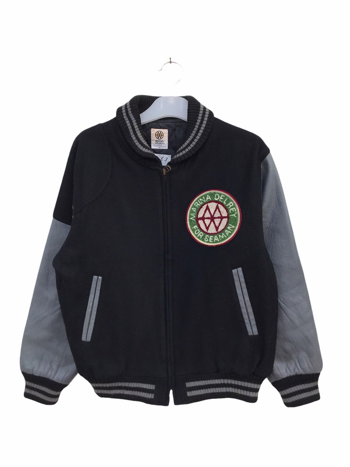 Japanese Brand Vintage Marina Delvey Varsity Jacket Size US M / EU 48-50 / 2 - 1 Thumbnail