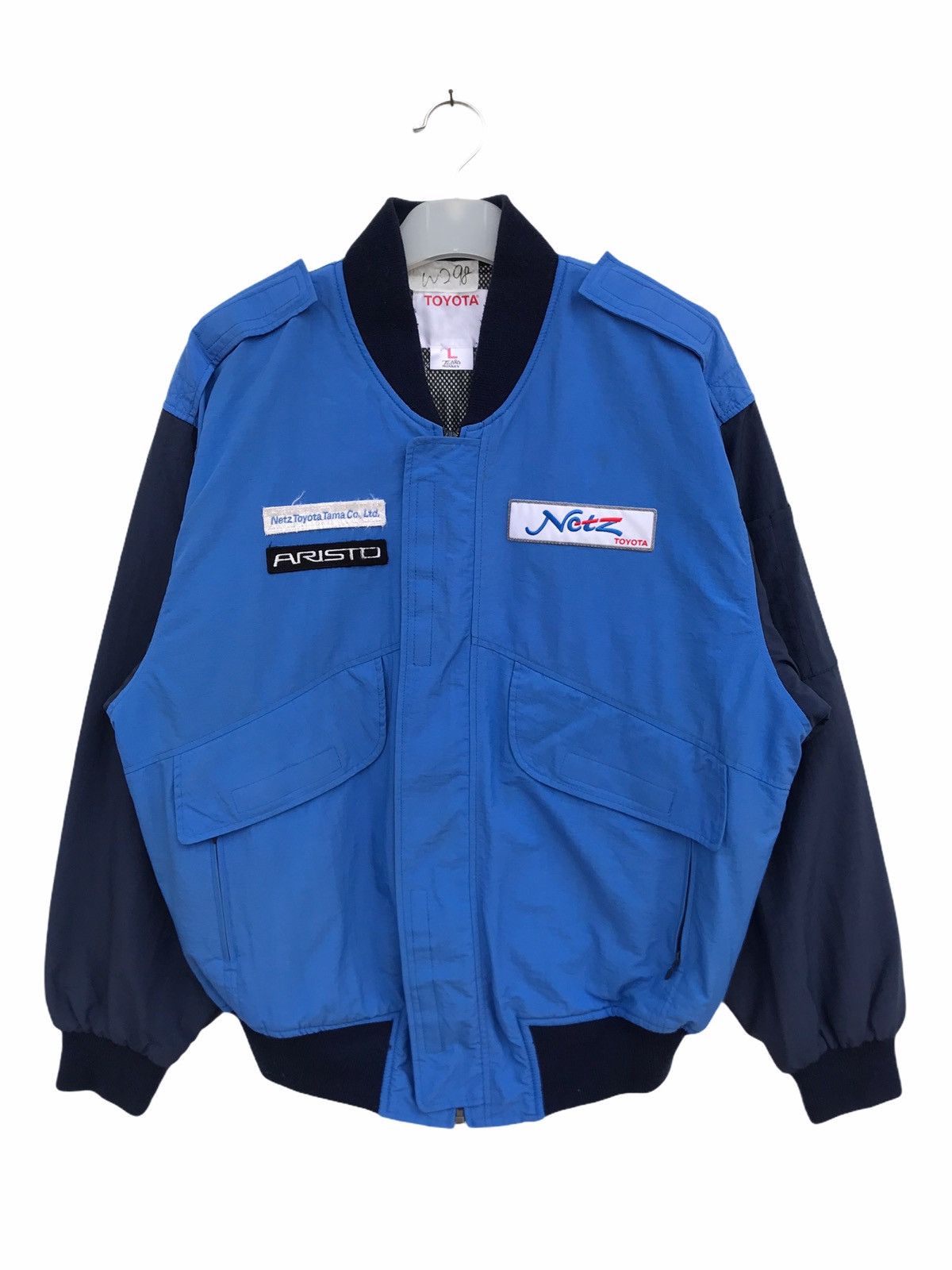 Vintage Vintage Toyota Torino Netz Bomber Jacket Size US L / EU 52-54 / 3 - 1 Thumbnail