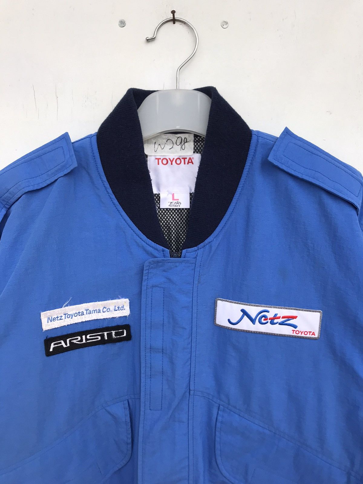 Vintage Vintage Toyota Torino Netz Bomber Jacket Size US L / EU 52-54 / 3 - 3 Thumbnail