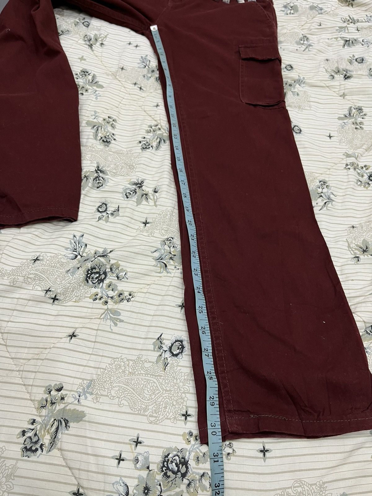 Japanese Brand (S). REAL CRUSH DOUBLE WAIST TACTICAL CARGO PANTS Size US 31 - 16 Thumbnail