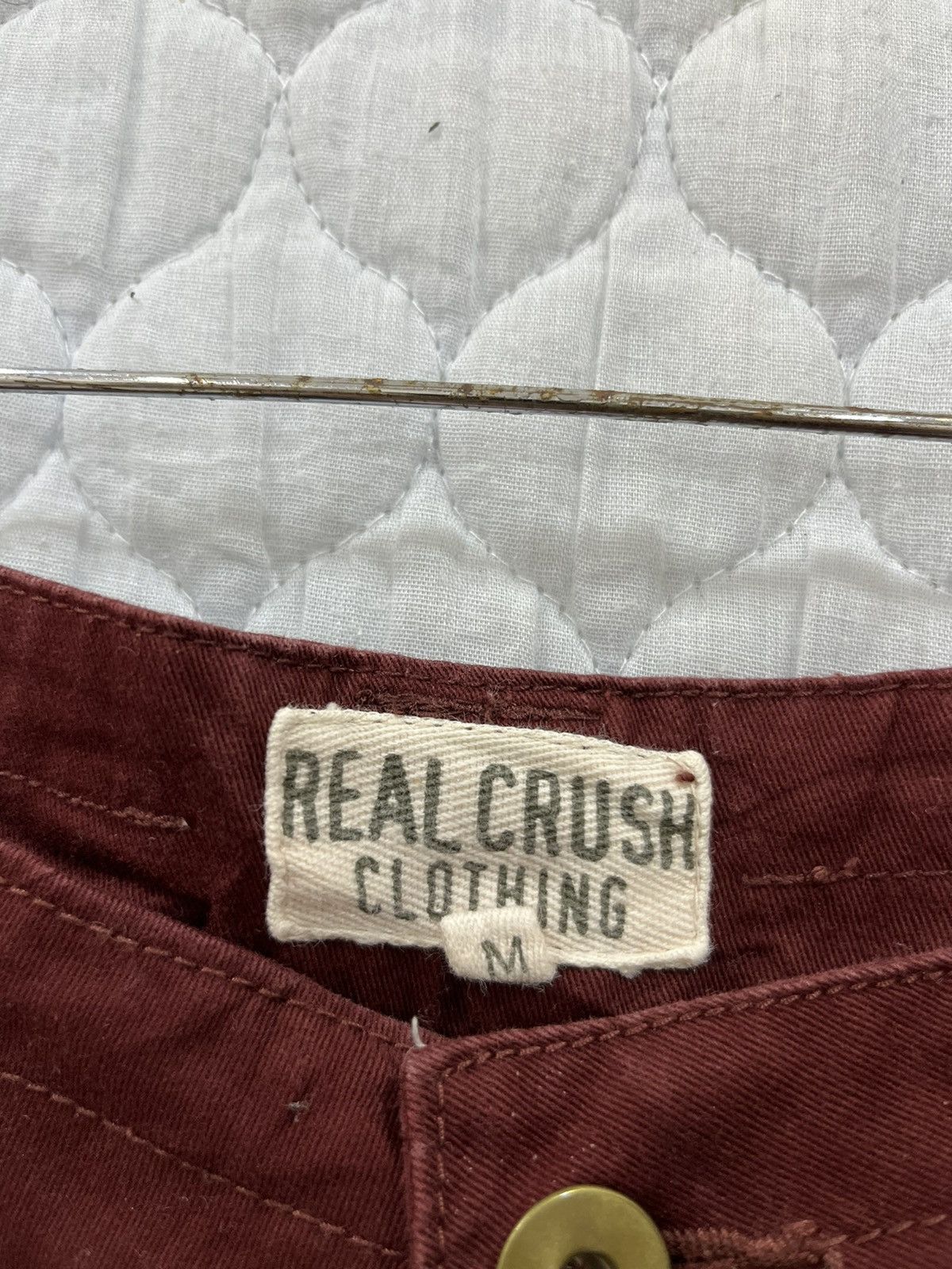 Japanese Brand (S). REAL CRUSH DOUBLE WAIST TACTICAL CARGO PANTS Size US 31 - 5 Thumbnail