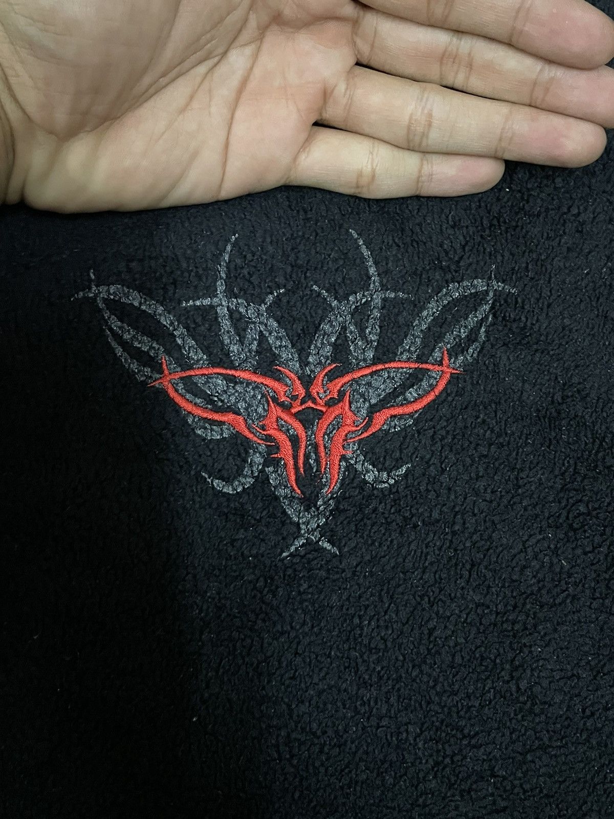 Hall Of Fame Japanese Brand Y2K Devil Metal Style Fleece Sweatshirt Size US XL / EU 56 / 4 - 4 Thumbnail