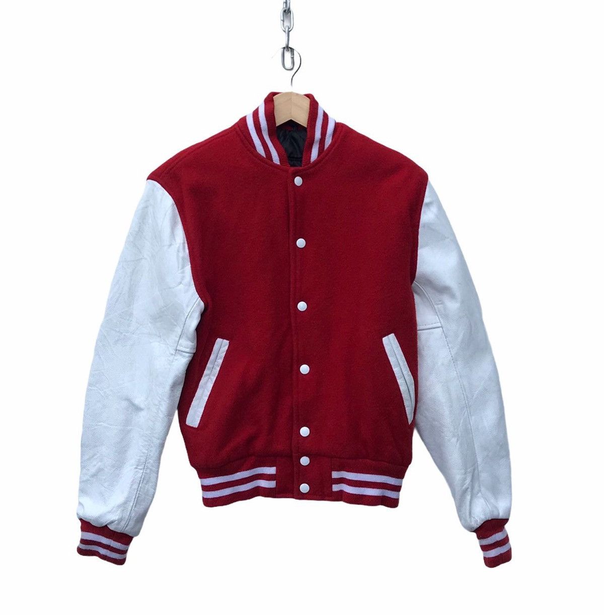 Other Plain Mix Wool Varsity Jacket Size US XS / EU 42 / 0 - 1 Thumbnail