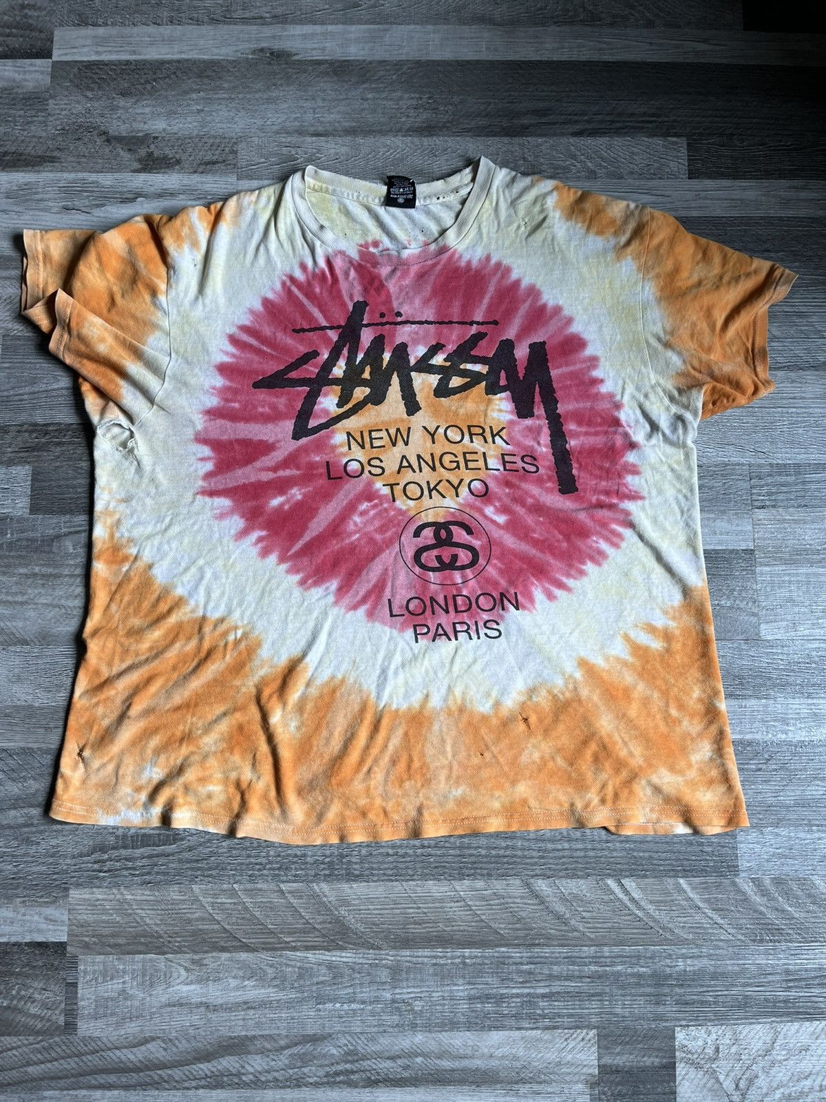 Vintage stussy Tie dye tee