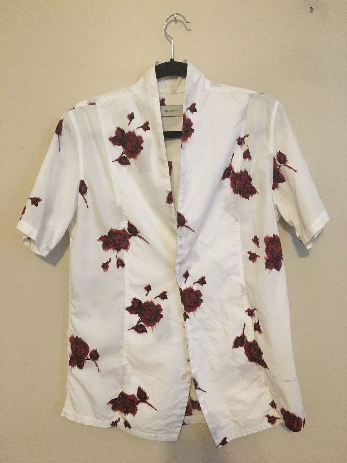 Bed j.w. Ford SS18 rose summer shirt Size US M / EU 48-50 / 2 - 2 Thumbnail