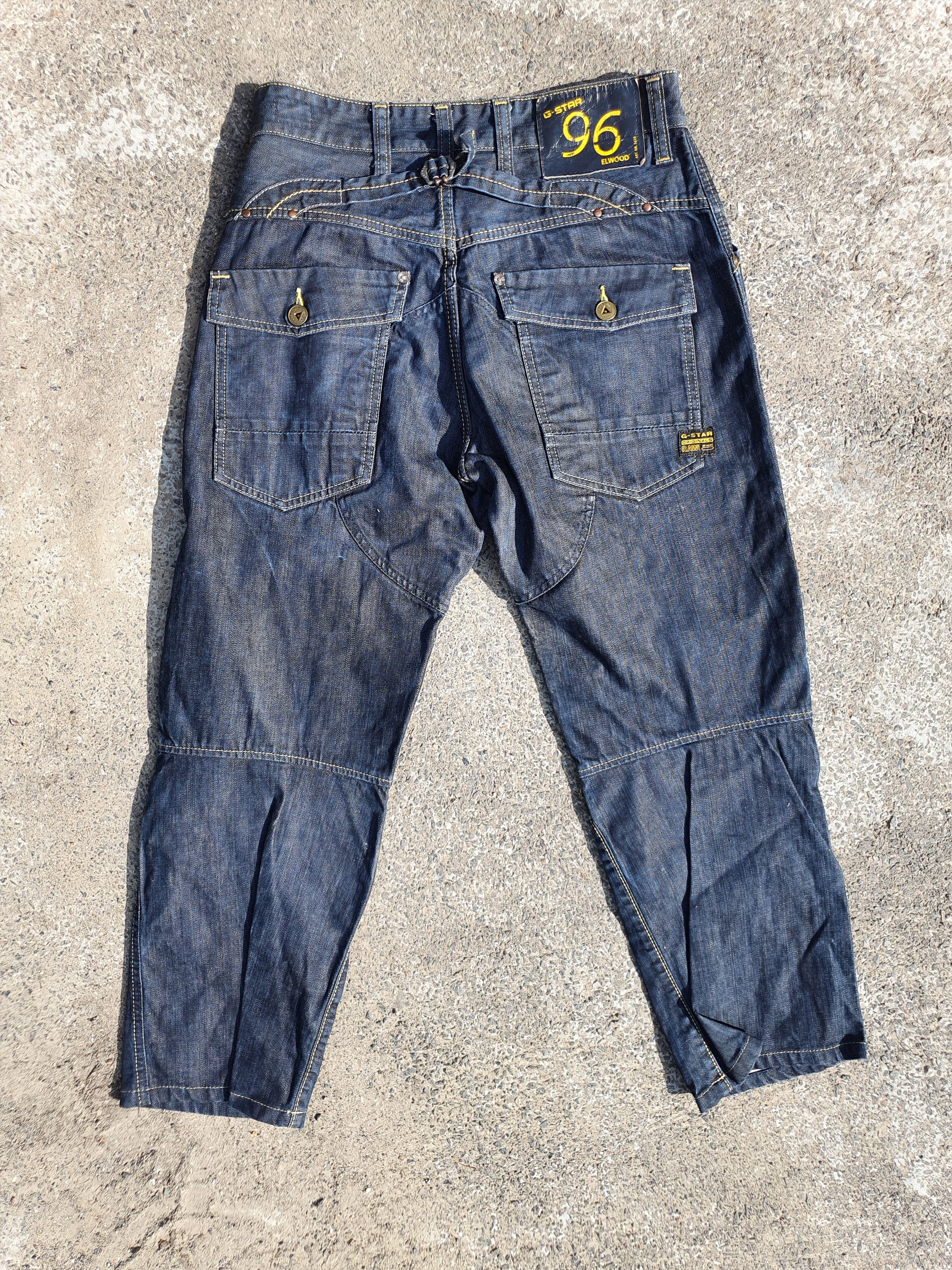 G-Star × Vintage Rare G Star Elwood 5620 Denim Jeans Vintage Size US 32 / EU 48 - 8 Thumbnail