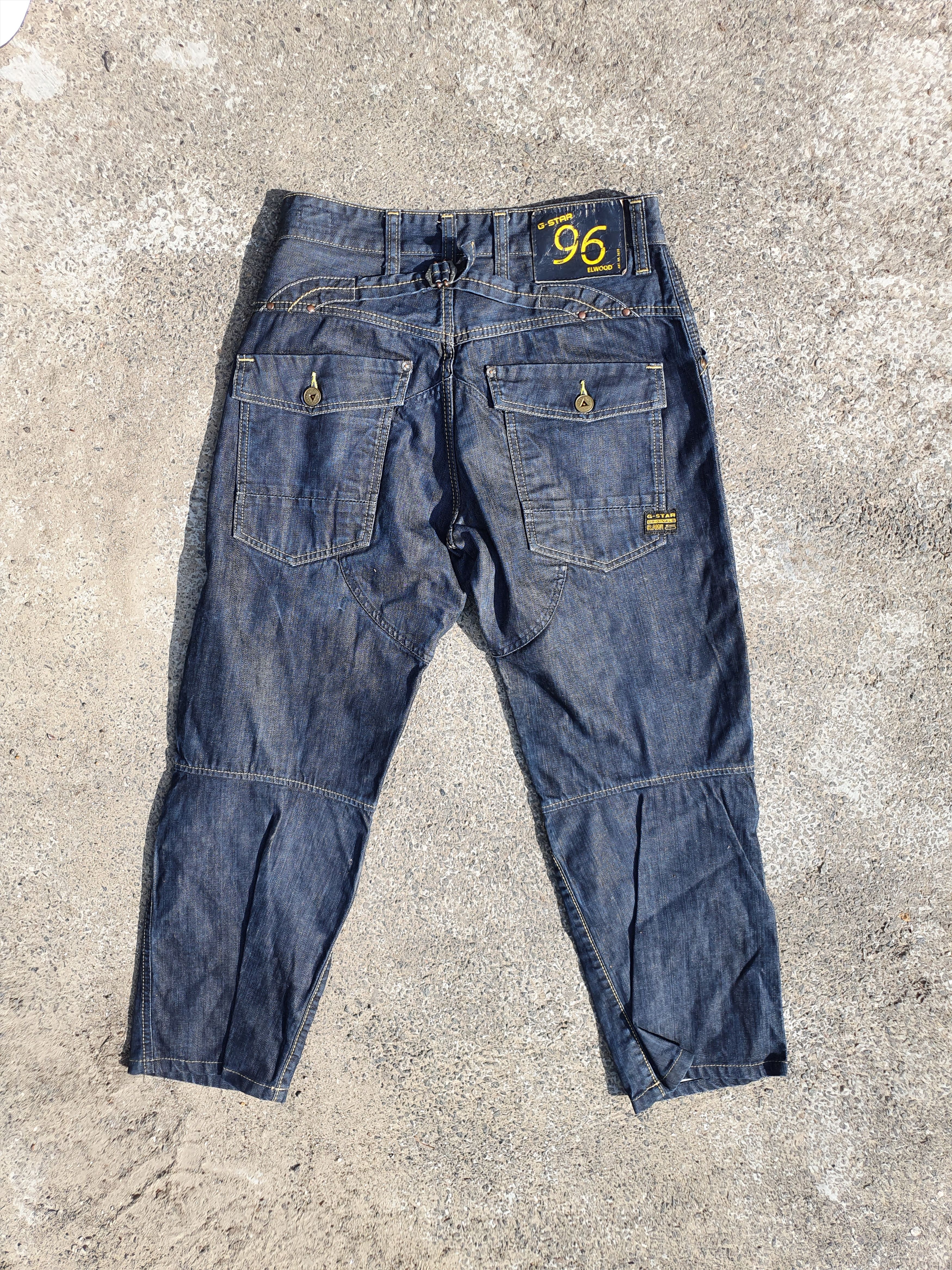 G-Star × Vintage Rare G Star Elwood 5620 Denim Jeans Vintage Size US 32 / EU 48 - 2 Thumbnail