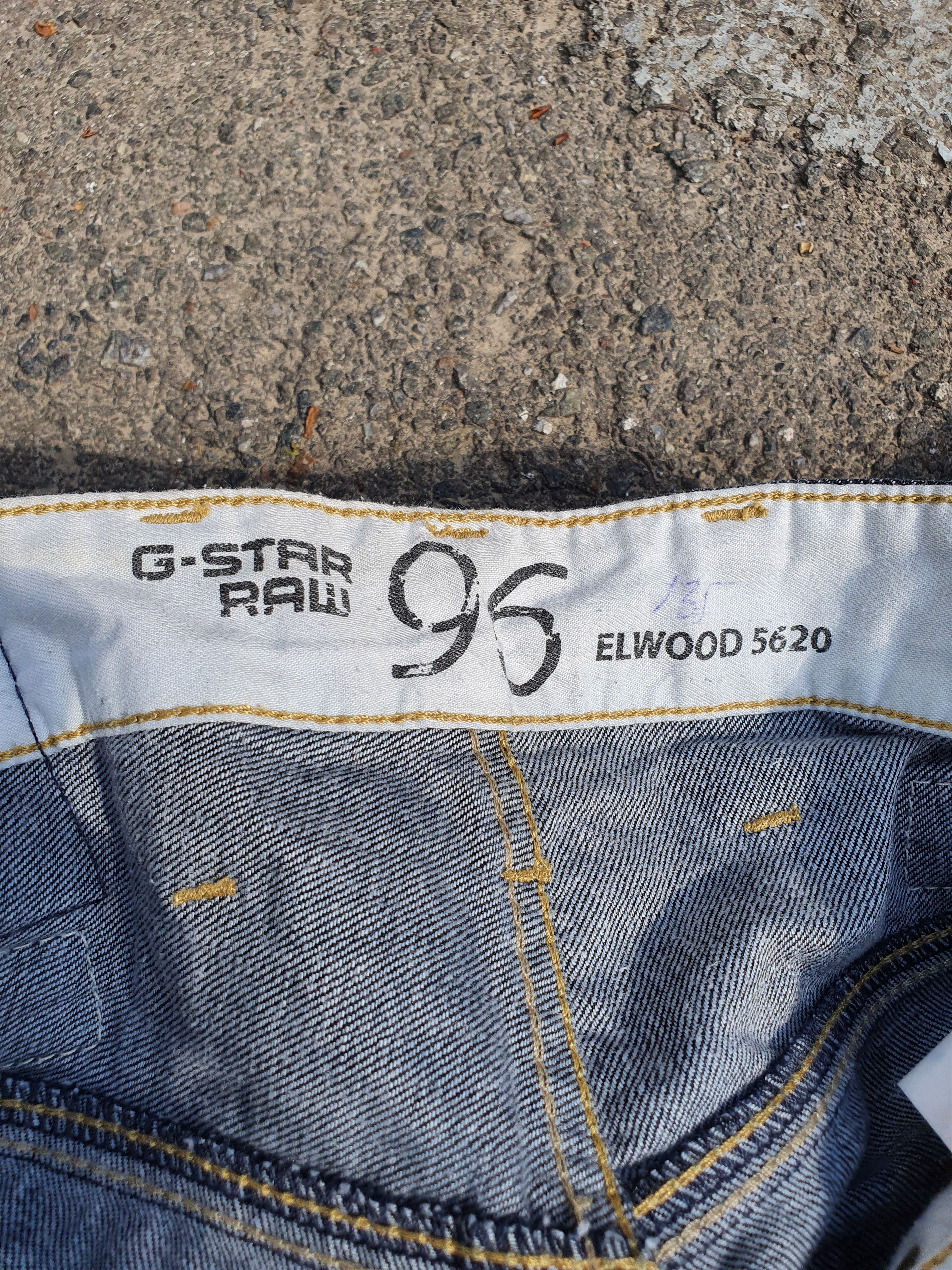 G-Star × Vintage Rare G Star Elwood 5620 Denim Jeans Vintage Size US 32 / EU 48 - 5 Thumbnail