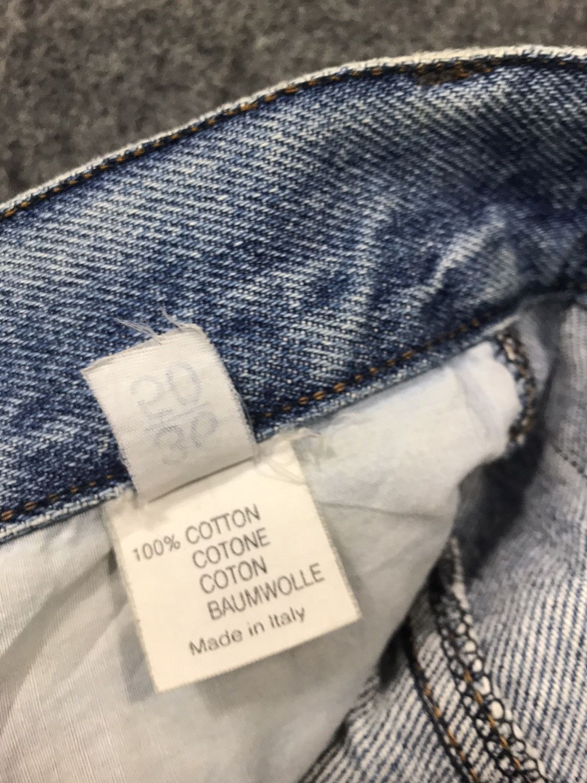 Dolce & Gabbana Dolce & Gabbana Made In Italy Jeans Indigo Straight Cut Size US 32 / EU 48 - 10 Thumbnail