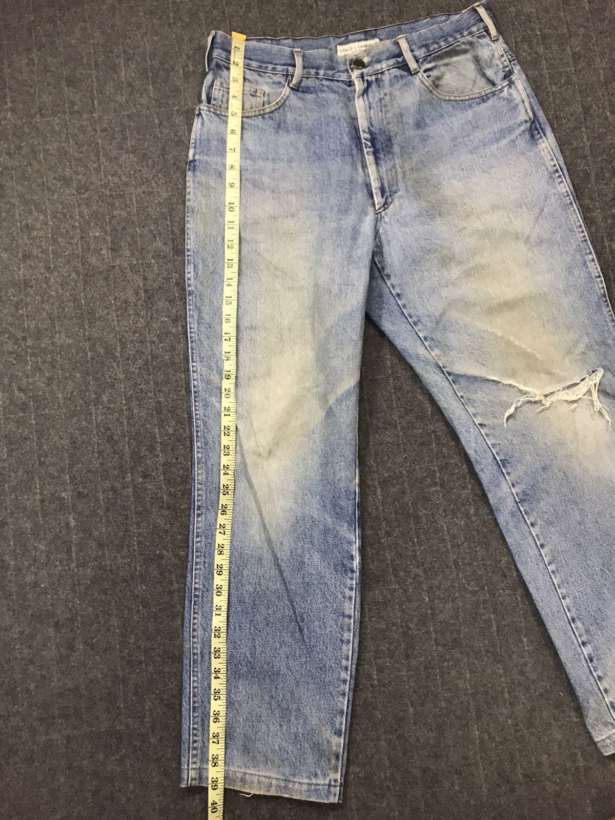 Dolce & Gabbana Dolce & Gabbana Made In Italy Jeans Indigo Straight Cut Size US 32 / EU 48 - 13 Thumbnail