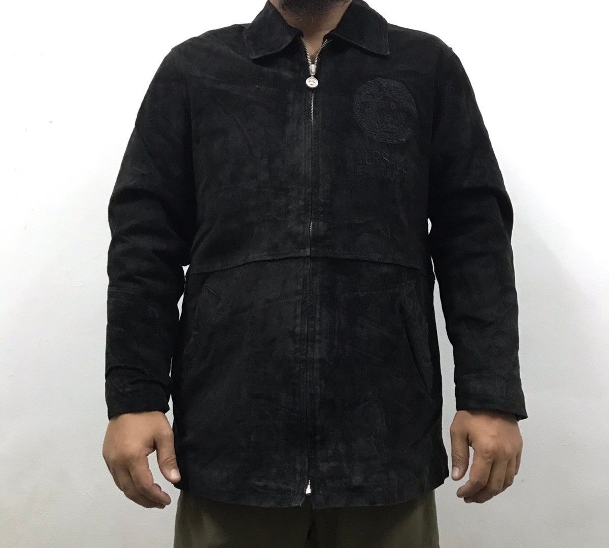 Versace Versace Jeans Couture Big Medusa Luxury Brand Velvet Jacket Size US M / EU 48-50 / 2 - 11 Thumbnail