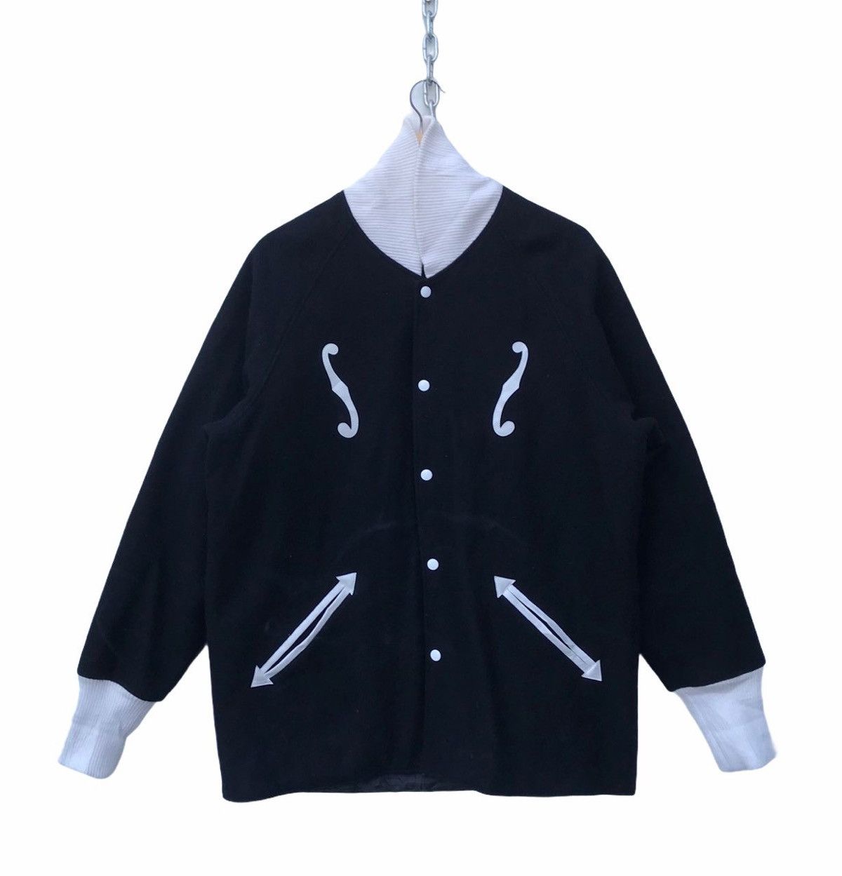Other Rare Good Rockin Smile Pocket Varsity Jacket Size US L / EU 52-54 / 3 - 1 Thumbnail